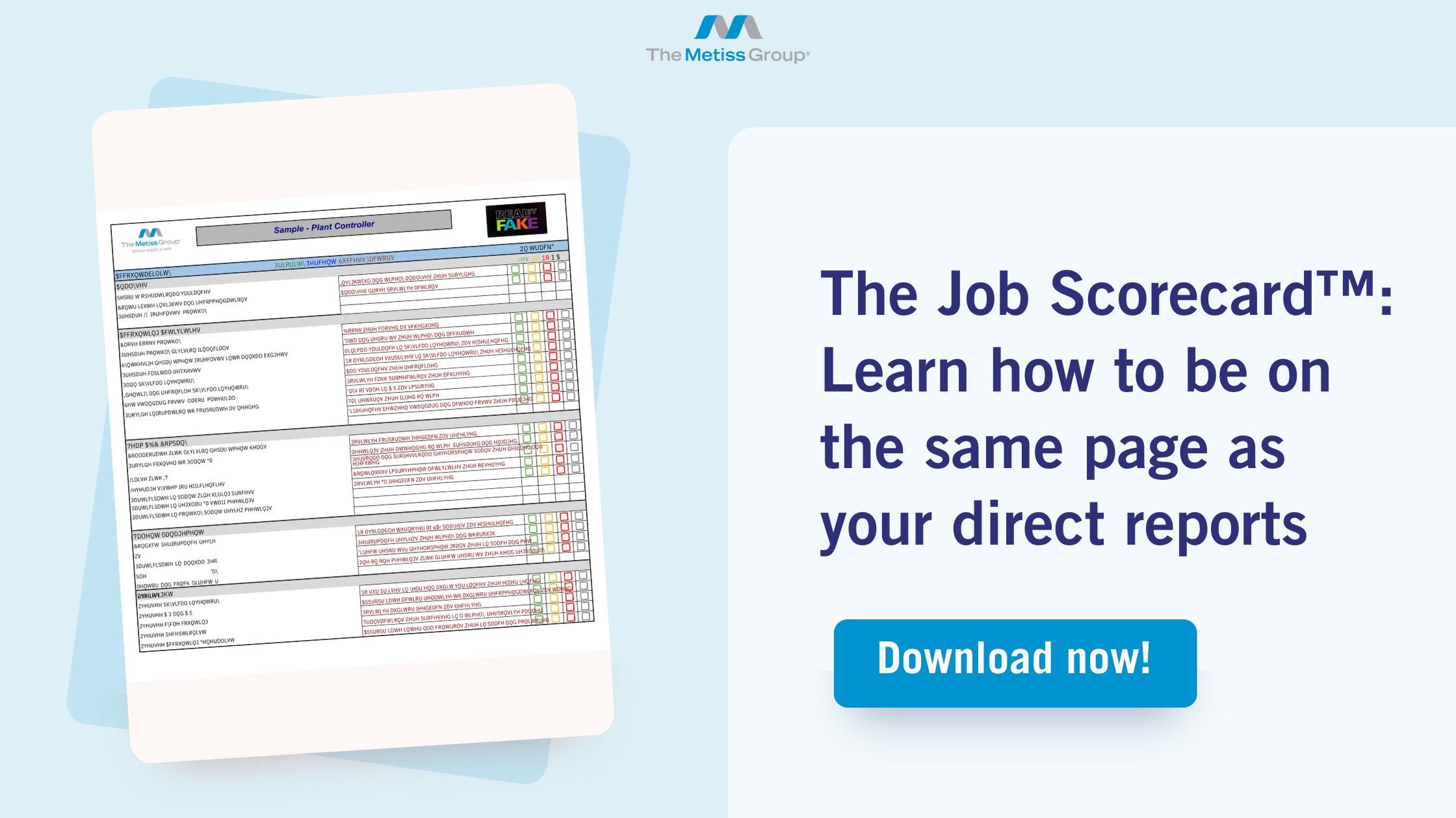 Download The Job Scorecard™