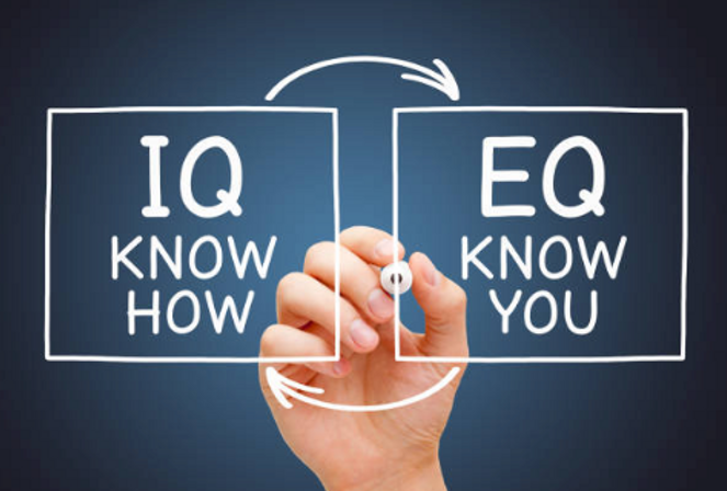 Image showing IQ is knowing how and EQ is knowing you